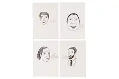 Untitled by David Shrigley, ink, offered Jun 2024