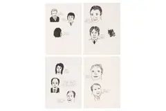 Untitled by David Shrigley, ink, offered Jun 2024