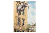 Untitled by Kenneth Stewart, watercolour and pen, offered May 2024