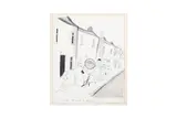 Untitled by Michael ffolkes, ink and wash on paper, offered May 2024