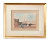 Cairo by Hercules Brabazon Brabazon, Watercolour and pencil, sold Oct 2023