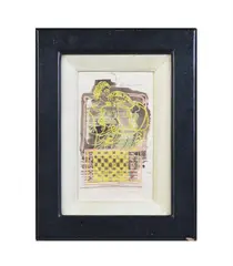 & robert macbryde by Robert Colquhoun, Watercolour, pastel and pen, sold Oct 2023