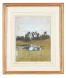 Duncan grant's family home in scotland by Simon Bussy, Pastel, sold Oct 2023