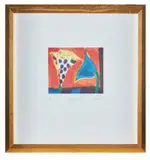 Poppies i, ii, iii by William Crozier, Etching and aquatint, sold Oct 2023