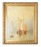 Shipping on the mersey by William Joseph J. C. Bond, Oil on canvas, sold Oct 2023