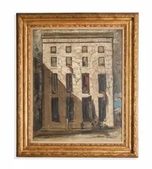The house by James Pryde, 1917, Oil on canvas, sold Oct 2023