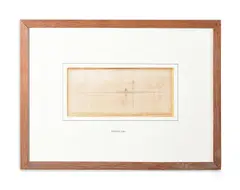Near beni suef by Edward Lear, Pen, ink and wash, sold Oct 2023