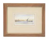 Near kalich by Edward Lear, Watercolour and ink heightened with white, sold Oct 2023