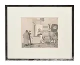 Crocks (dry 39) by Robert Bevan, Lithograph, sold Oct 2023