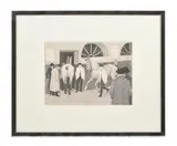 The horse mart by Robert Bevan, Lithograph, sold Oct 2023