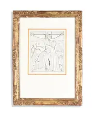Pieta by David Jones, Etching, sold Oct 2023