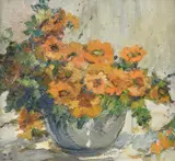 Still life of flowers by Dorothea Sharp, Oil on canvas laid to boardSigned with initials, sold Jul 2023