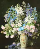 Early summer by William Bruce Ellis Ranken, 1940, oil, sold Jul 2023