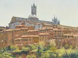 Siena by Julian Barrow, oil, sold Jul 2023