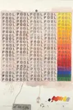 Pool mantra by Joe Tilson, 1974, oil, sold Jul 2023