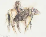 Dessin by Zdzisław Beksiński, Pen, ink and watercolour, offered Jul 2023