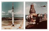 Mercury Redstone 3 and Mercury Atlas 9 by Launch and recovery, photograph, sold Jun 2023