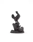 A bronze model group of the rabbit and the cockerel by Jules Moigniez, BRONZE, sold Jun 2023