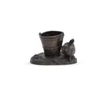 A bronze model of a rabbit with a bucket by Jules Moigniez, BRONZE, sold Jun 2023