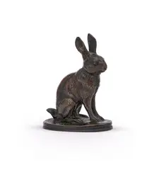 A bronze group of a seated rabbit by Joseph Chemin, BRONZE, sold Jun 2023