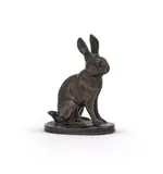 A bronze group of a seated rabbit by Joseph Chemin, BRONZE, sold Jun 2023