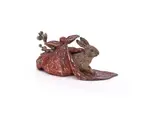 A cold painted model of a cloth wrapped rabbit by Franz Xavier Bergman, sculpture, sold Jun 2023