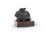 A bronze model of a seated rabbit by Jean Claude Despoulain, BRONZE, sold Jun 2023