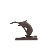 A bronze model of a somersaulting hare by André Vincent Becquerel, BRONZE, offered Jun 2023