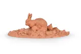 A large terracotta group of rabbit with kits by Marguerite Monot, sculpture, offered Jun 2023