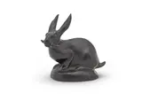 A bronze model of a rabbit by Irénée Rochard, BRONZE, sold Jun 2023