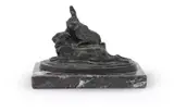 A bronze model of two rabbits by Irénée Rochard, BRONZE, sold Jun 2023