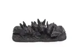 A rare bronze group of seven rabbits by Pierre Robert Christophe, BRONZE, offered Jun 2023