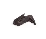 A bronze model of a sleeping rabbit by Peter Hayward, BRONZE, sold Jun 2023