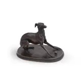 Giselle- study of a whippet by Pierre-Jules Mêne, BRONZE, sold Jun 2023