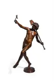 The pompeian excavator by Hippolyte Alexandre Moulins, BRONZE, offered Jun 2023