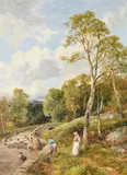 In glen falloch, above ardlui by David Bates, oil, sold Jun 2023