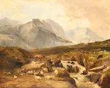 And frederick richard lee by Thomas Sidney Cooper, oil, offered Jun 2023