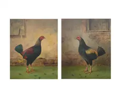 Untitled by William H Ward, Oil on canvasBoth signed and dated '1891', sold Jun 2023