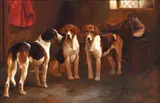 Waiting for the master by George Wright, oil, sold Jun 2023