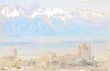 Thun, switzerland by Albert Goodwin, watercolor, sold Jun 2023