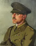 Portrait of Surgeon Captain William Llewellyn by Anna Zinkeisen, oil on canvas, sold Dec 2023