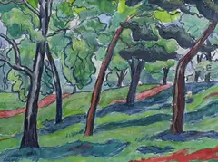 Untitled by Archibald Ziegler, oil on canvas, sold Dec 2023