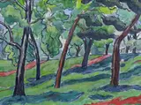 Untitled by Archibald Ziegler, oil on canvas, sold Dec 2023