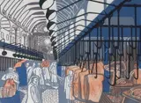 Six London Markets by Edward Bawden, Lithograph printed in colours, sold Dec 2023