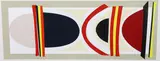 Long Red, Yellow and Black 2002 by Terry Frost, screenprint, sold Dec 2023