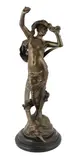La Nuit by Charles Ernest Dagonet, bronze, sold Dec 2023