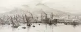 Bay of Naples by William Lionel Wyllie, etching, sold Dec 2023