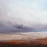 Contemporary by Claire Wiltsher, oil on canvas, sold Dec 2023
