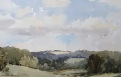 From Phillips House, Dinton by Edward Wesson, watercolour, sold Dec 2023