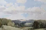 From Phillips House, Dinton by Edward Wesson, watercolour, sold Dec 2023